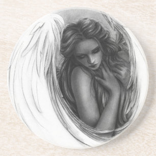 Com você agora porta copos do anjo