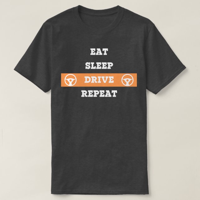 Coma a camisa repetitiva da unidade de repouso (Frente do Design)