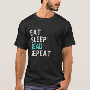 Coma a dormir Leia a Camisa T Repetida