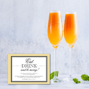 Coma, beba e Jante Feliz Convite de festas