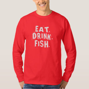Coma, Beba, Peixe.   Camisas De Pesca Diversas