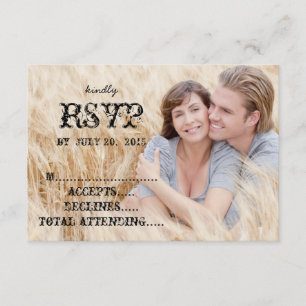 Coma Bebida Casada Rustic Country Casada RSVP