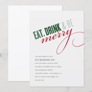 Coma. Convite para Feriado de Script Drink