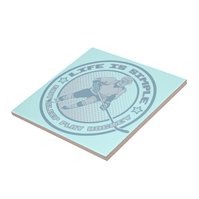 Coma, Dorme, Jogue Azulejo de Hóquei (Lateral)