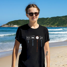 Coma, Dorme, Voleibol, Repete T-Shirt