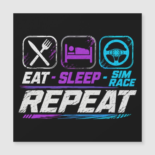 Coma dormir corrida sim repetir para fãs de corrid (Frente)
