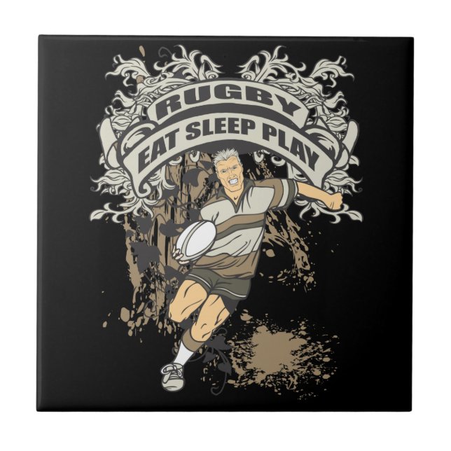 Coma, durma rugby do jogo (Frente)
