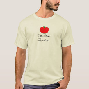 Coma mais camisas dos tomates