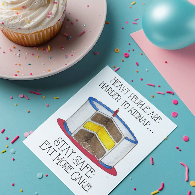 Coma mais cartão postal Inspiracional de Bolo (Criador carregado)