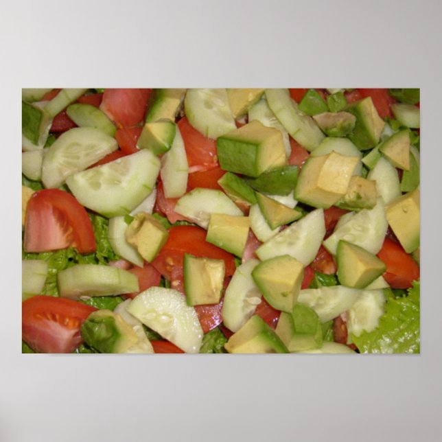 Coma meu Impressão de salada (Frente)