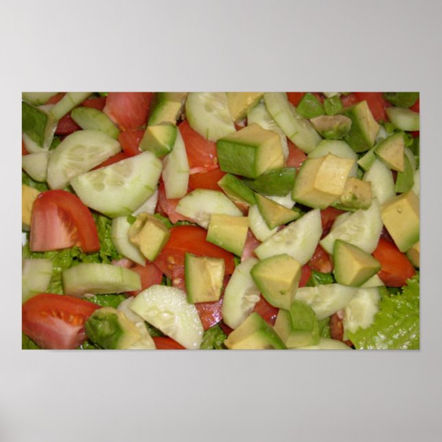 Coma meu Impressão de salada (Frente)