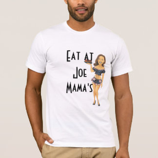Coma nas camisetas engraçadas do Mama de Joe