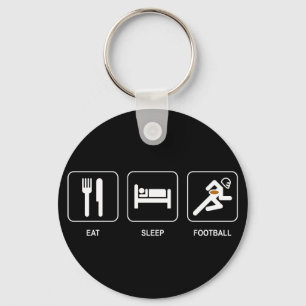 Coma o chaveiro do futebol do sono