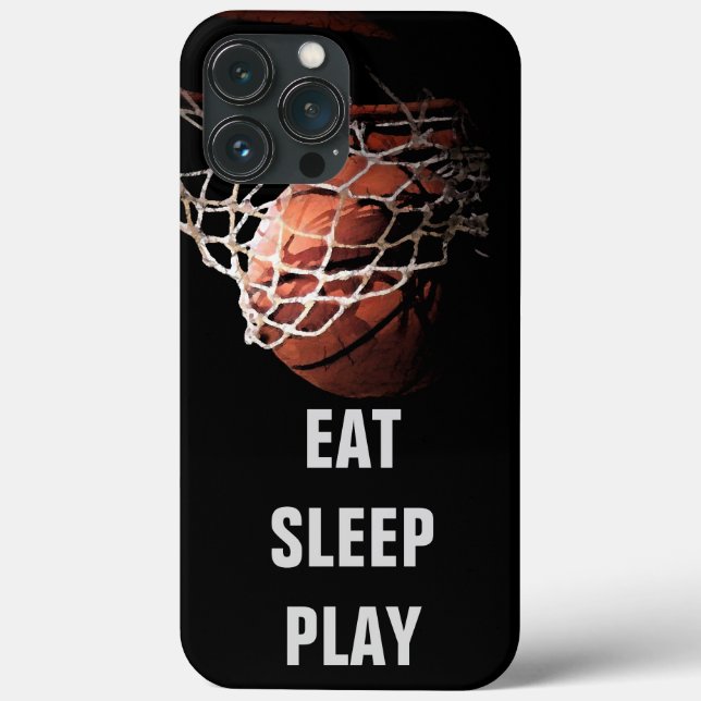 Coma o iPhone de Basquete do Sleep (Verso)