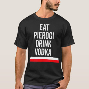 Coma Pierogi Beba Vodka Polônia Flag Presente Polo