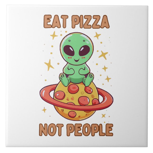 Coma pizza não pessoas (Frente)