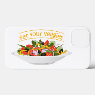 Coma seus vegetais Cite salada fresca misturar tig