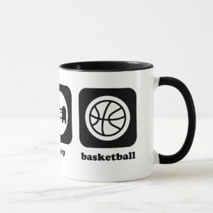 Coma. Sono. Basquetebol. Caneca