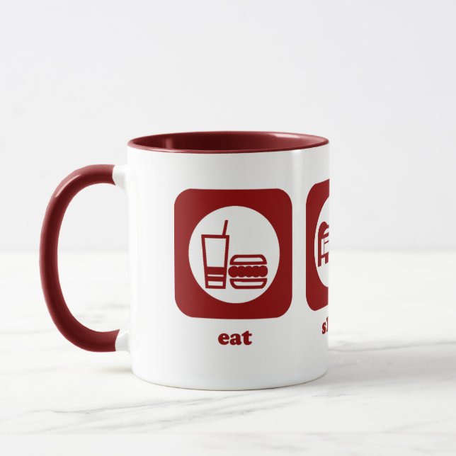 Coma. Sono. Caixa. Caneca (Esquerda)