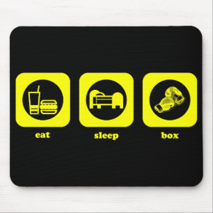 Coma. Sono. Caixa. Mousepad