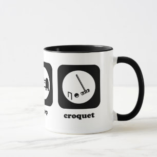 Coma. Sono. Croquet. Caneca