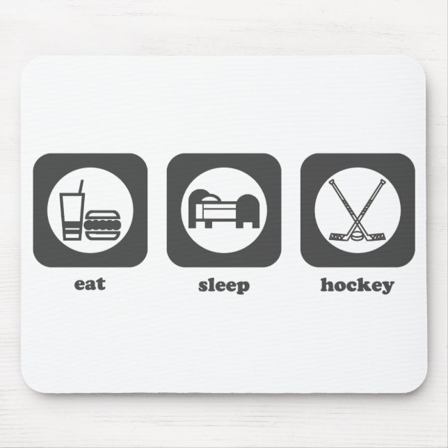Coma. Sono. Hóquei. Mousepad (Frente)