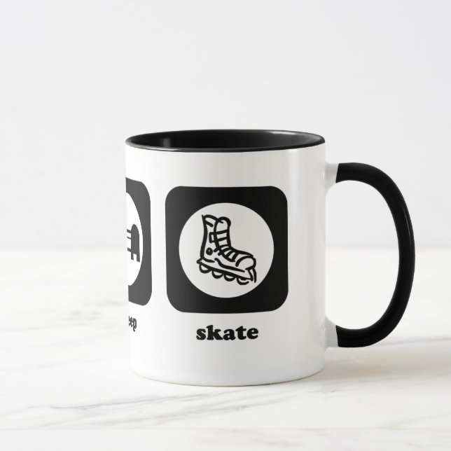 Coma. Sono. Skate. Caneca (Direita)