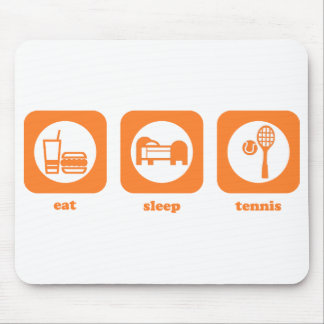 Coma. Sono. Tênis. Mousepad