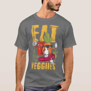 Coma Veggies Vegans Veganismo Camisa Vegetariana