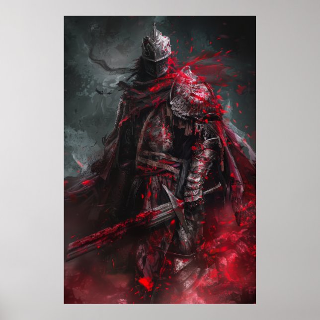 Comandante da Noite Igris o Poster Bloodred (Frente)