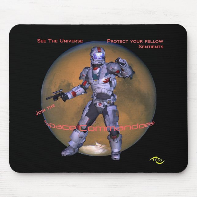 Comando Espacial Mousepad (Frente)