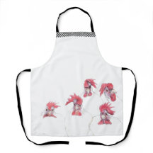 Comb Sobre Frangos Jantados Apron