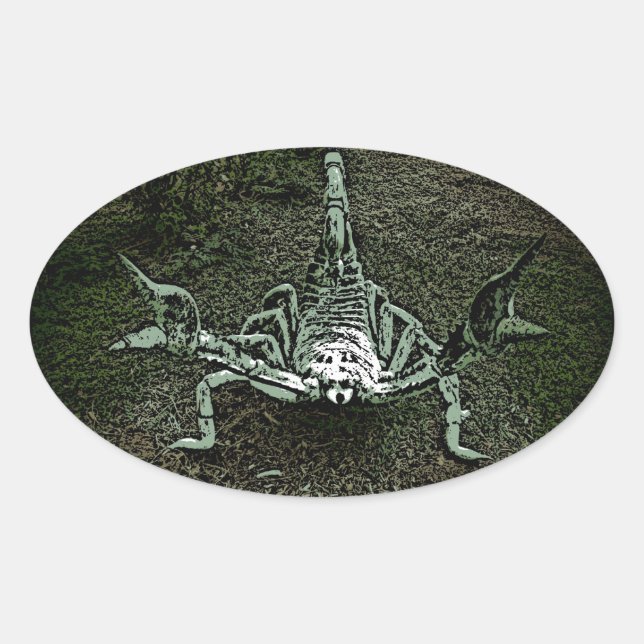 Combater adesivos escorpiões (Frente)