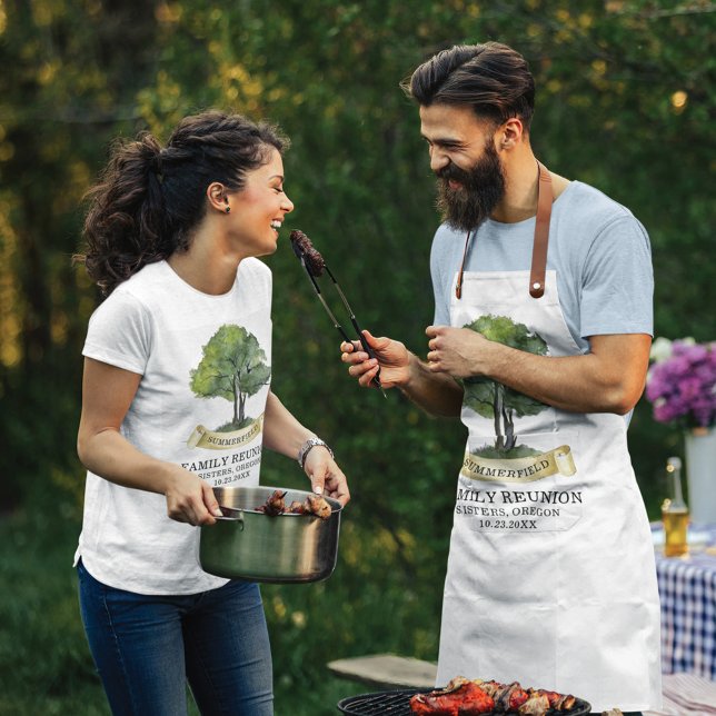 Combinação de Tripulantes de Sindicato da Família  (Genealogy Tree Family Reunion Matching T-Shirt Women White)
