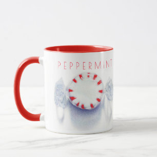COMBO DE BALA DE HORTELÃ Caneca + Texto