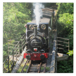 Comboio a vapor galês.