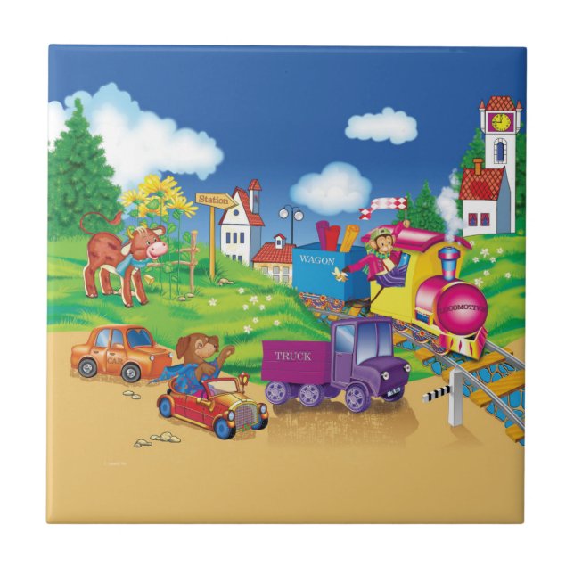 comboio e carro (Frente)