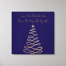 Come And Behold Him | Christmas Canvas Print