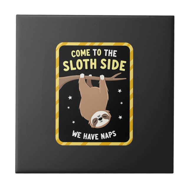 Come To The Sloth Side T-Shirt - Funny Sloth Pun ( (Frente)