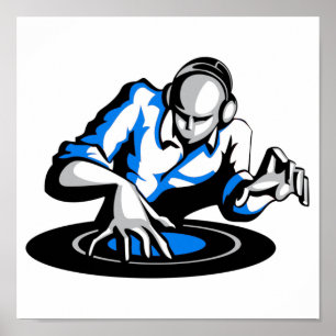 Comece a festa com o Poster DJ