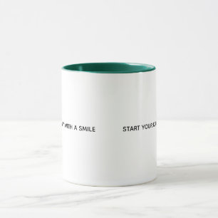 Comece seu dia com um sorriso de uma caneca de caf
