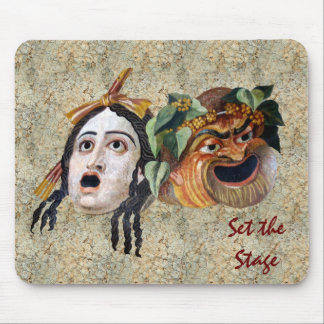 Comedy e Tragedy Mousepad