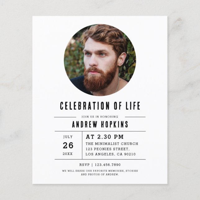 Comemoração Moderna Da Foto Da Vida (Frente)