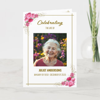 Comemorando a Vida do Cartão de Anúncio Dobrado