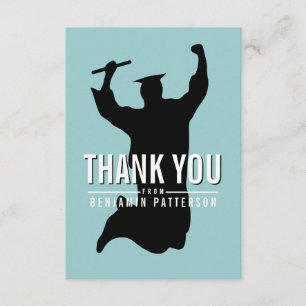 Comemorando cartões de agradecimentos