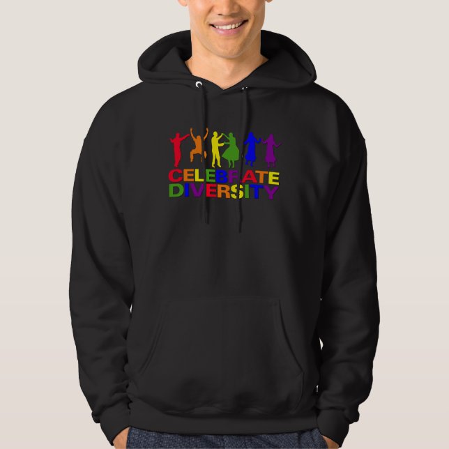 Comemorar a camisa da diversidade - escolha o esti (Frente)