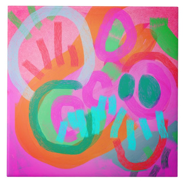 Comemorar pintura digital Abstrato (Frente)