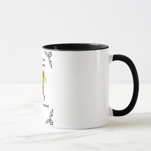"COMEMORE-O" 11 onças. CANECA DE CAFÉ DO (Direita)