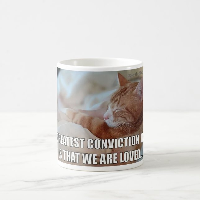 Comemore o AMOR - a grande convicção é caneca do (Centro)
