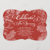 Comemore o convite da festa natalícia da estação